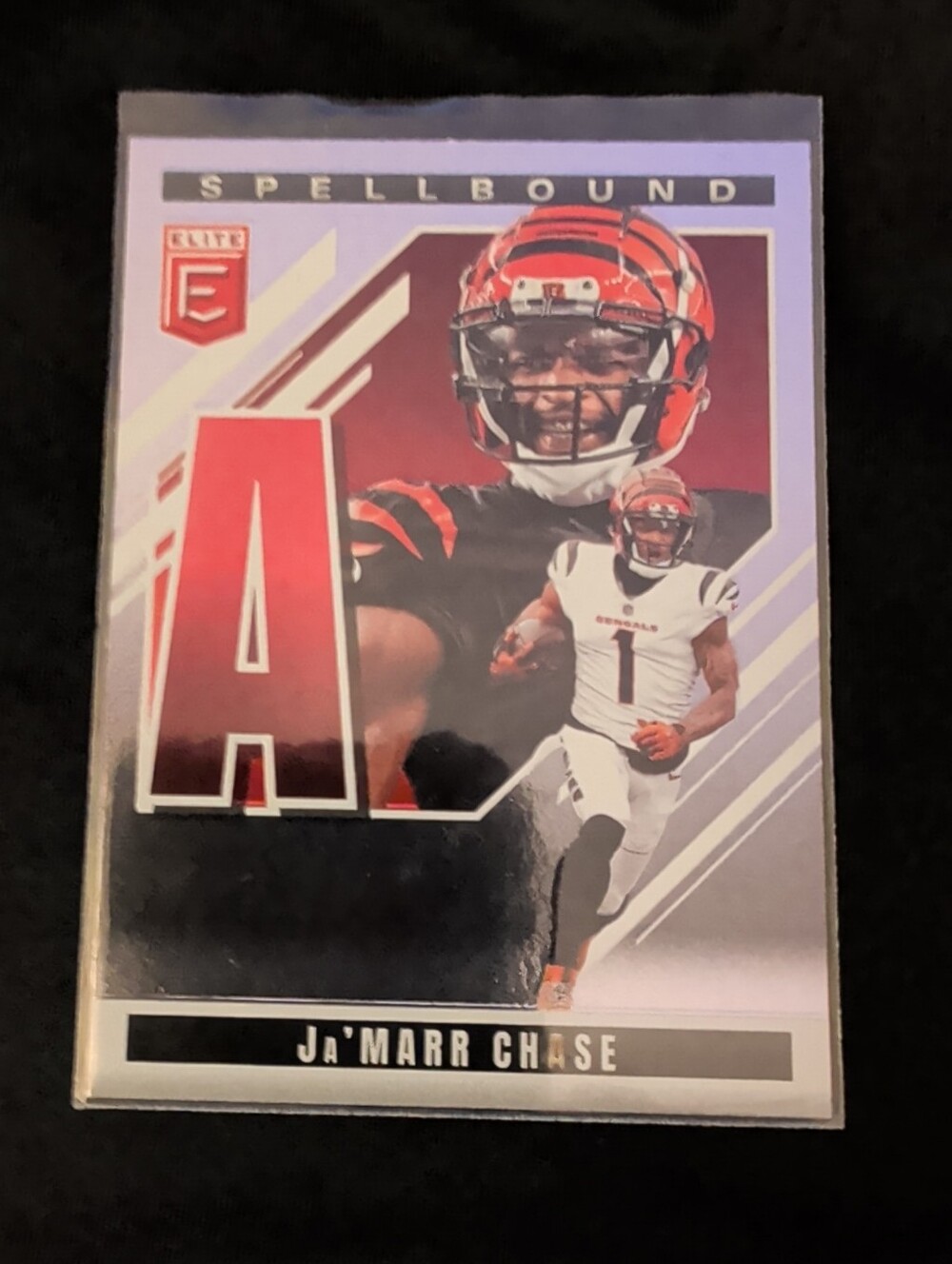 Ja'Marr Chase- 2025 Panini Donruss Elite - #17 Spellbound "A"